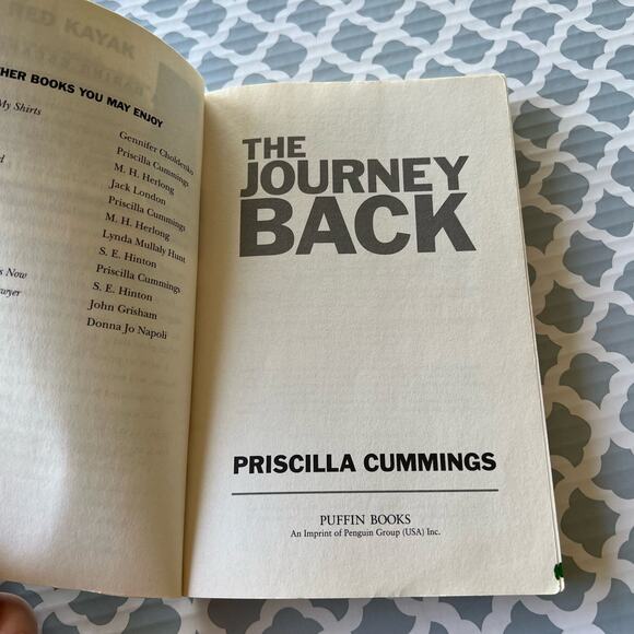 The Journey Back by Priscilla Cummings Paperback Book Pre-Loved - Picture 3 of 7